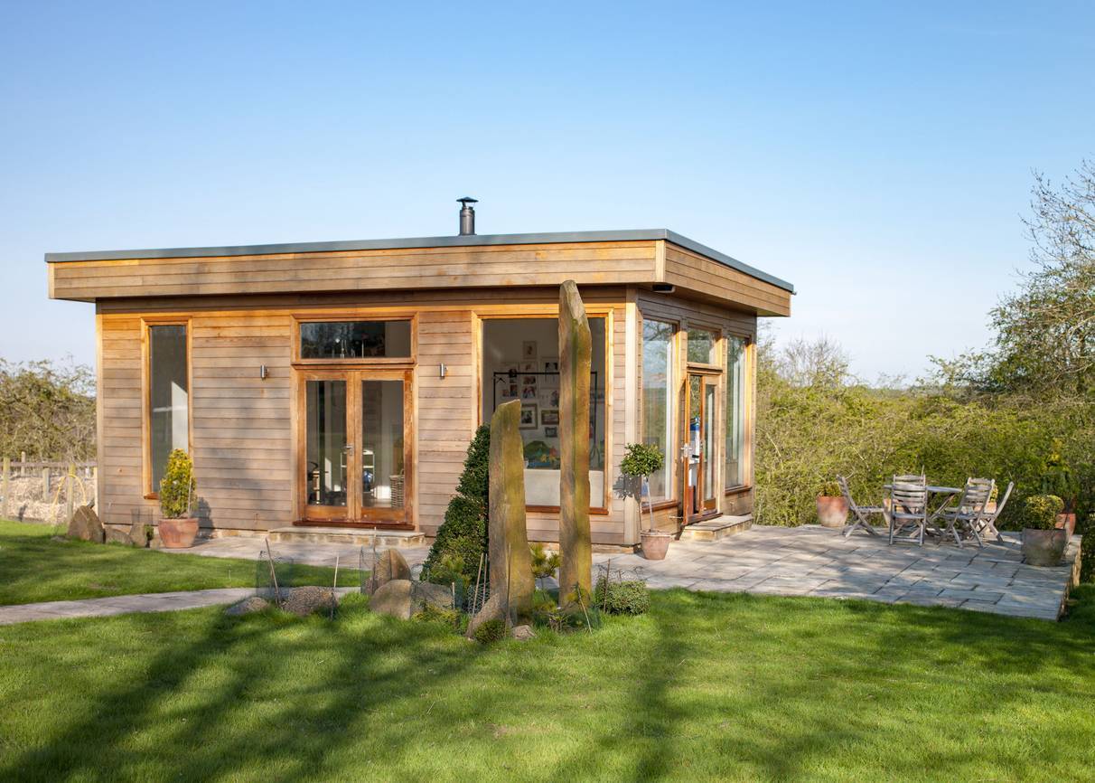 créer un studio de jardin pour agrandir une maison