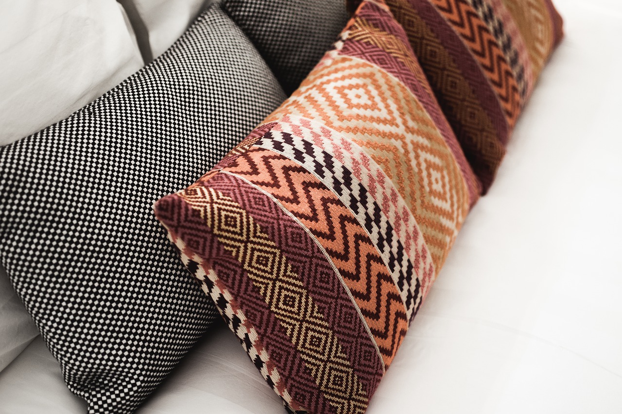 coussin orange